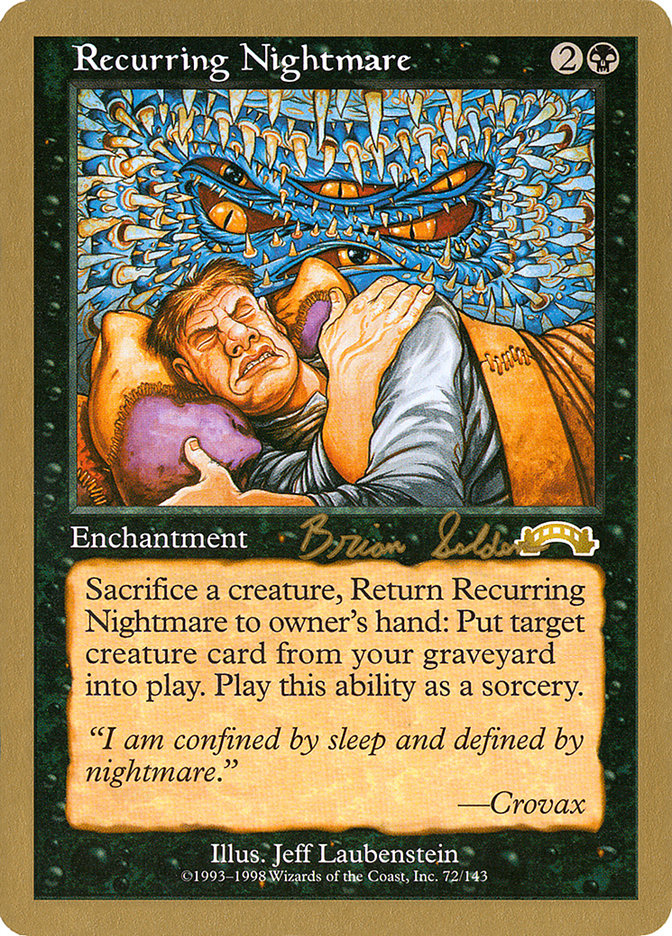 Recurring Nightmare (Brian Selden) [World Championship Decks 1998] | Rock City Comics