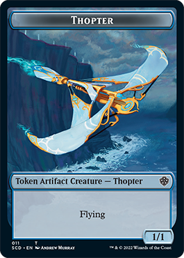 Bird // Thopter Double-Sided Token [Starter Commander Decks] | Rock City Comics