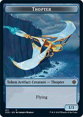 Bird // Thopter Double-Sided Token [Starter Commander Decks] | Rock City Comics