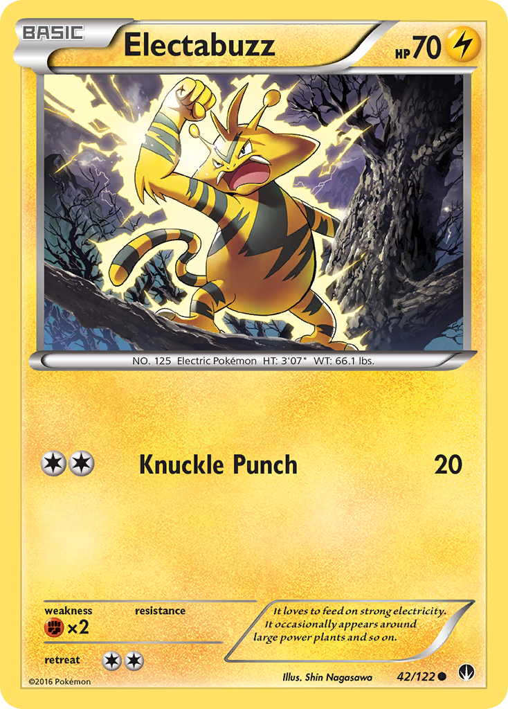 Electabuzz (42/122) [XY: BREAKpoint] | Rock City Comics