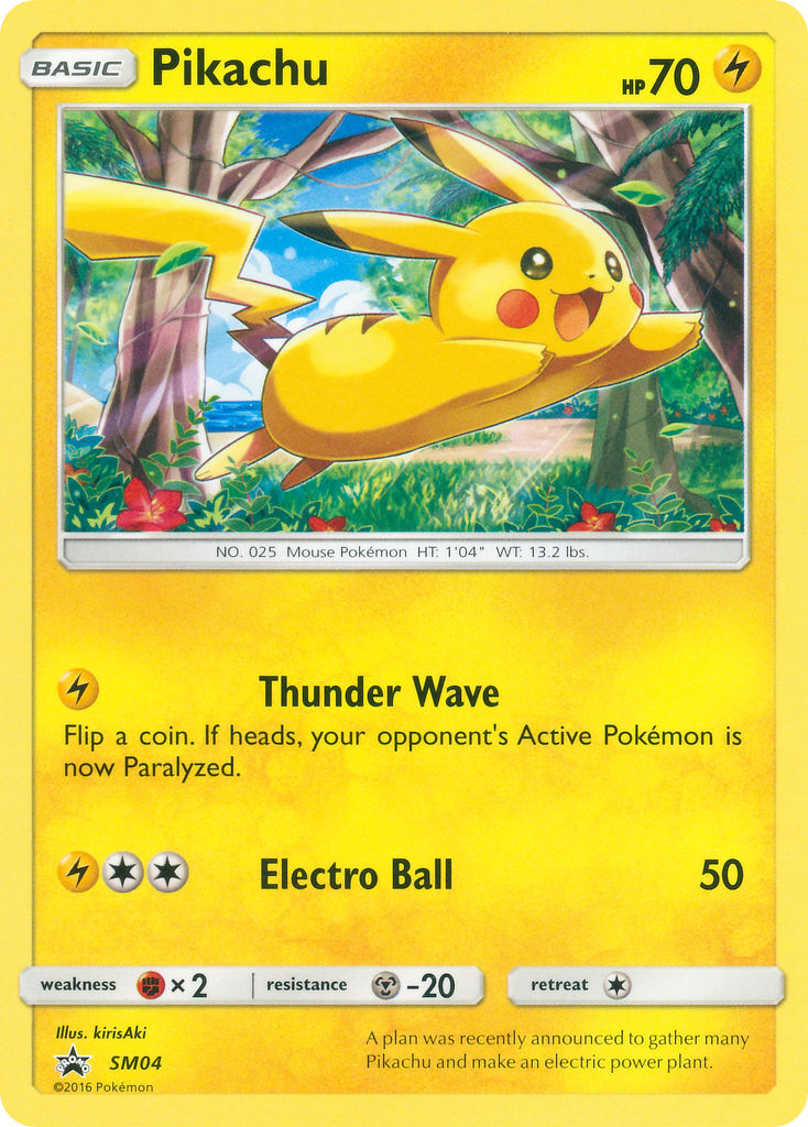 Pikachu (SM04) (Target Non Holo) [Sun & Moon: Black Star Promos] | Rock City Comics