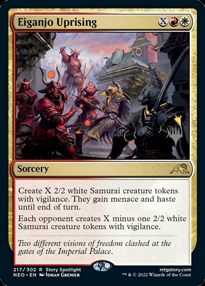 Eiganjo Uprising (Promo Pack) [Kamigawa: Neon Dynasty Promos] | Rock City Comics