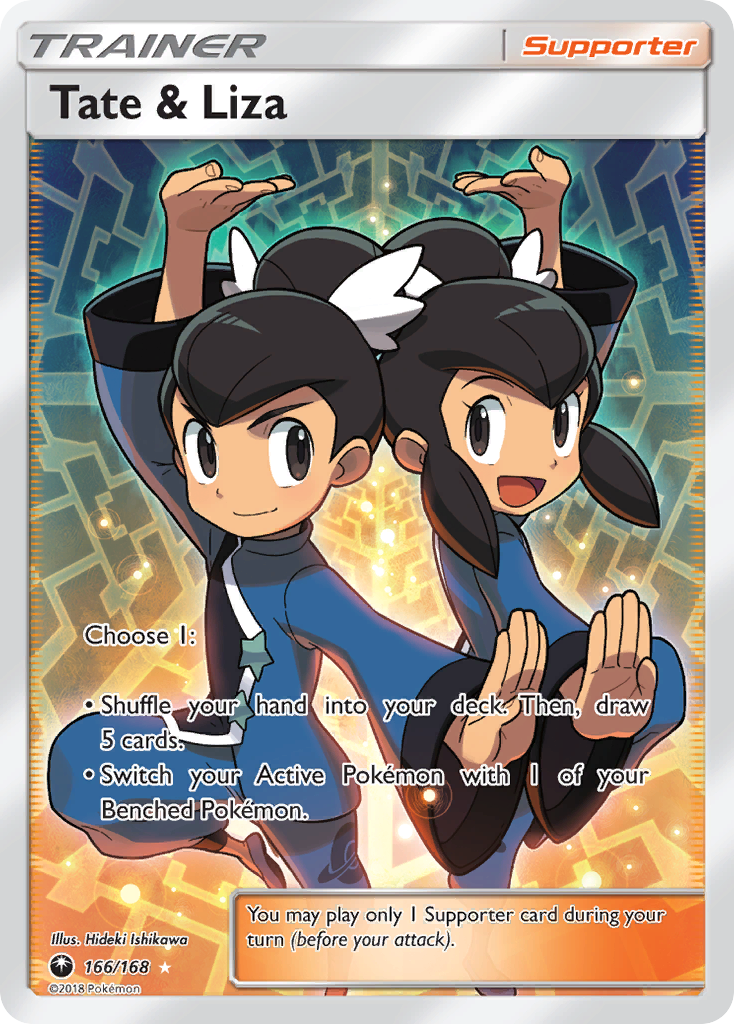 Tate & Liza (166/168) [Sun & Moon: Celestial Storm] | Rock City Comics