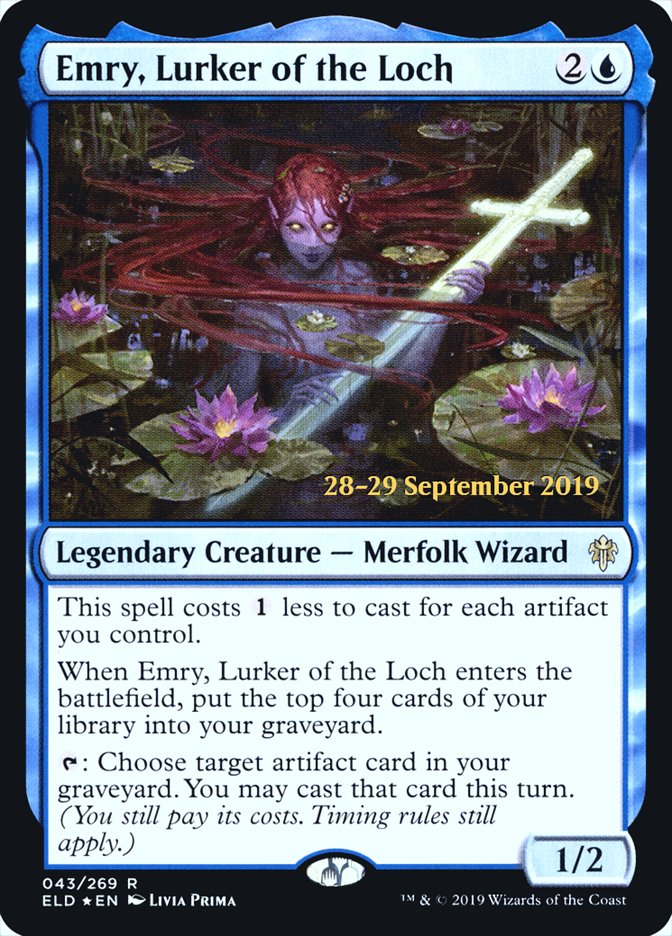 Emry, Lurker of the Loch  [Throne of Eldraine Prerelease Promos] | Rock City Comics