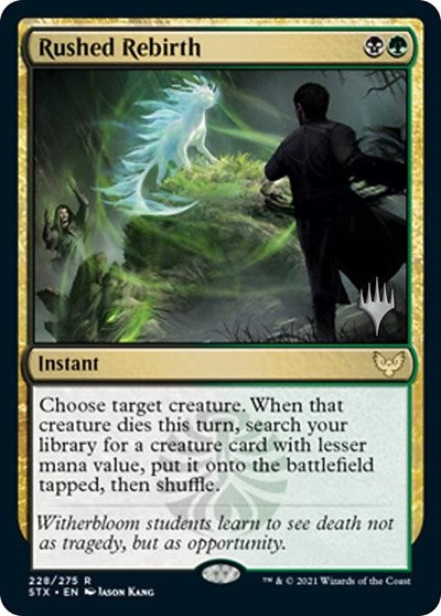 Rushed Rebirth (Promo Pack) [Strixhaven: School of Mages Promos] | Rock City Comics