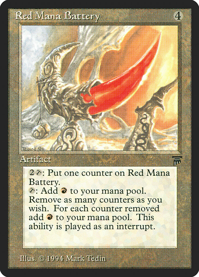 Red Mana Battery [Legends] | Rock City Comics