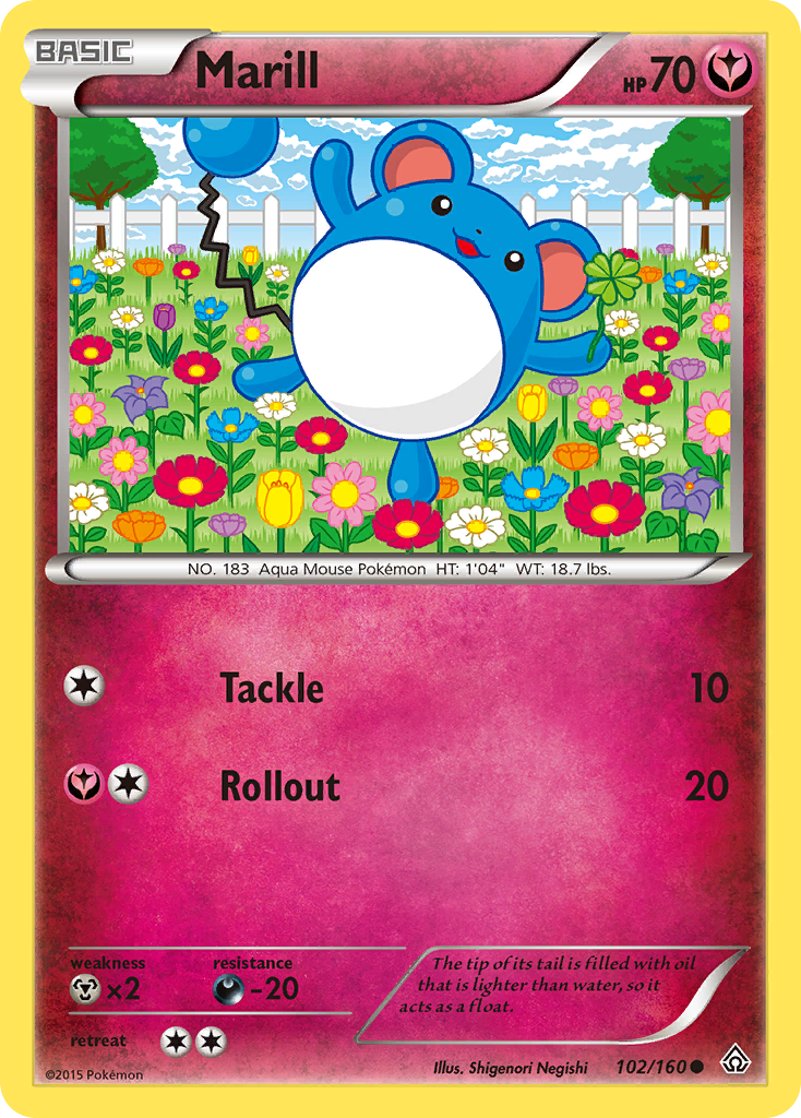 Marill (102/160) [XY: Primal Clash] | Rock City Comics