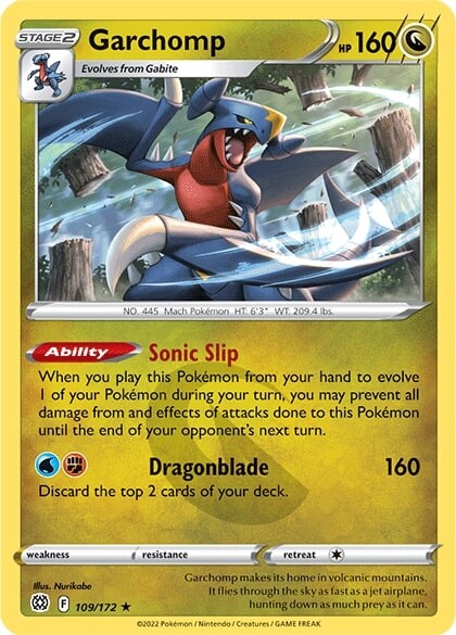 Garchomp (109/172) [Sword & Shield: Brilliant Stars] | Rock City Comics