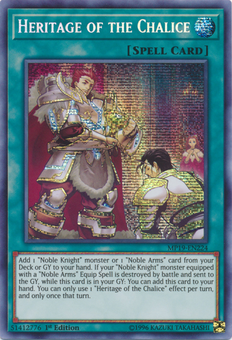 Heritage of the Chalice [MP19-EN224] Prismatic Secret Rare | Rock City Comics