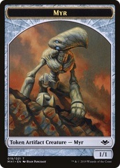 Myr // Thopter Double-Sided Token [Phyrexia: All Will Be One Commander Tokens] | Rock City Comics