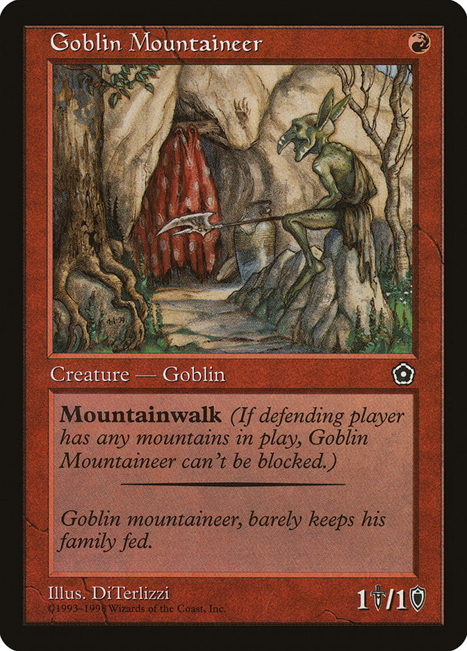 Goblin Mountaineer [Portal Second Age] | Rock City Comics