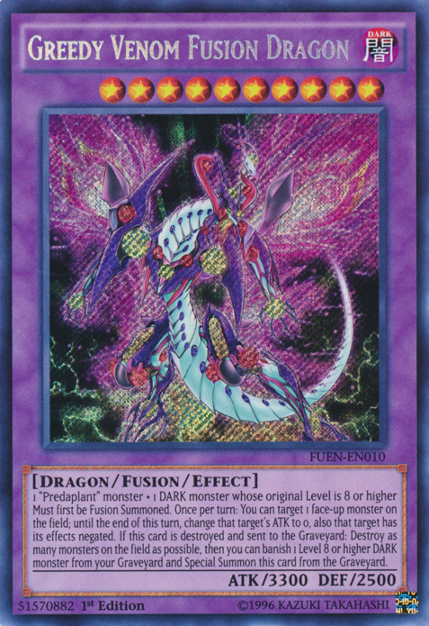 Greedy Venom Fusion Dragon [FUEN-EN010] Secret Rare | Rock City Comics