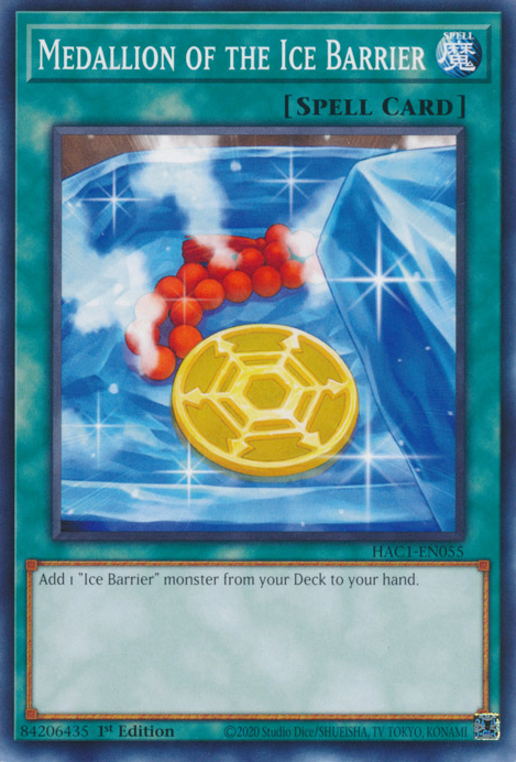 Medallion of the Ice Barrier [HAC1-EN055] Common | Rock City Comics