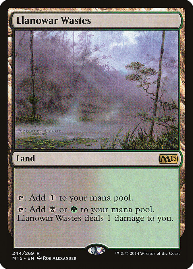 Llanowar Wastes [Magic 2015] | Rock City Comics