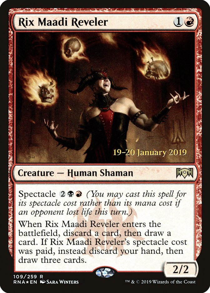 Rix Maadi Reveler [Ravnica Allegiance Prerelease Promos] | Rock City Comics