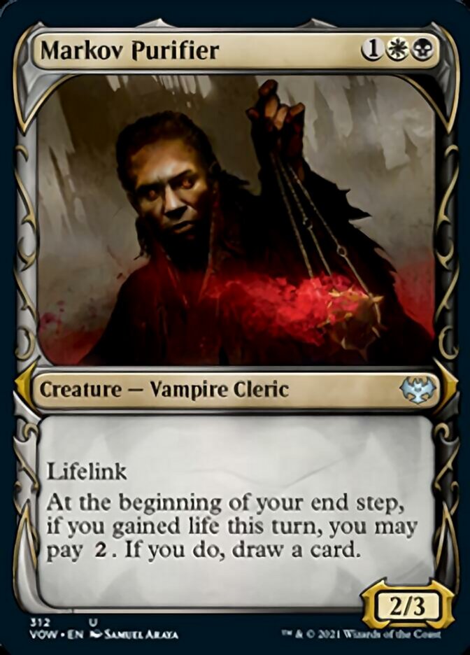 Markov Purifier (Showcase Fang Frame) [Innistrad: Crimson Vow] | Rock City Comics