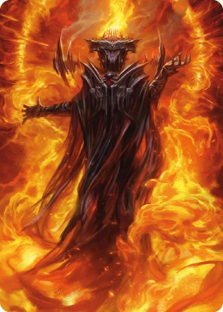 Sauron, the Dark Lord Art Card [The Lord of the Rings: Tales of Middle-earth Art Series] | Rock City Comics