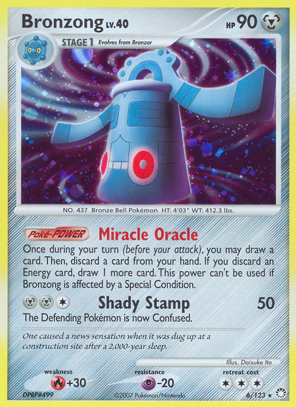 Bronzong (6/123) [Diamond & Pearl: Mysterious Treasures] | Rock City Comics