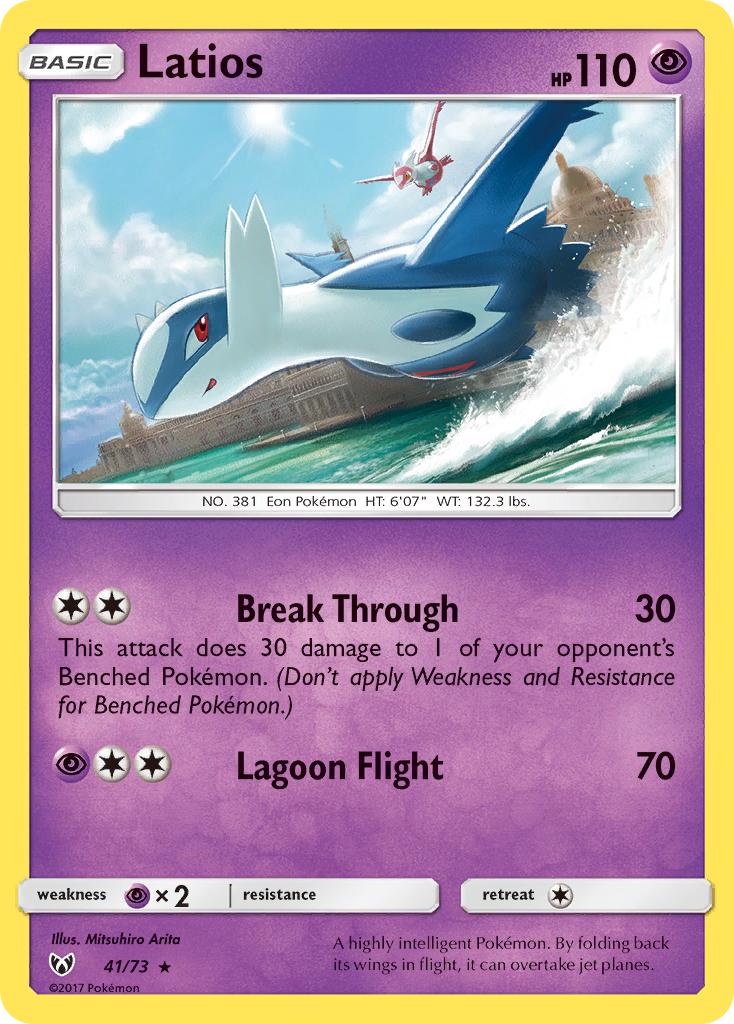 Latios (41/73) [Sun & Moon: Shining Legends] | Rock City Comics