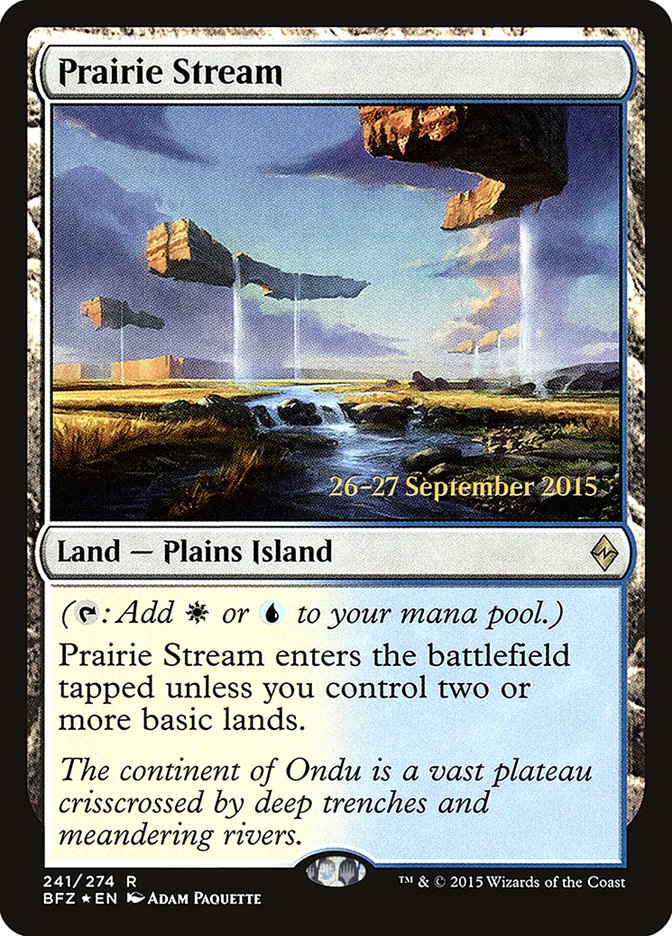 Prairie Stream  [Battle for Zendikar Prerelease Promos] | Rock City Comics