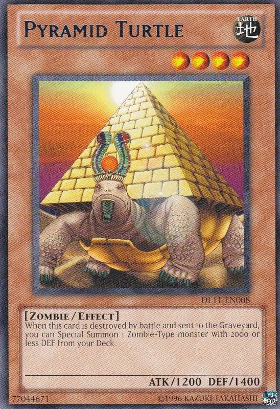 Pyramid Turtle (Blue) [DL11-EN008] Rare | Rock City Comics