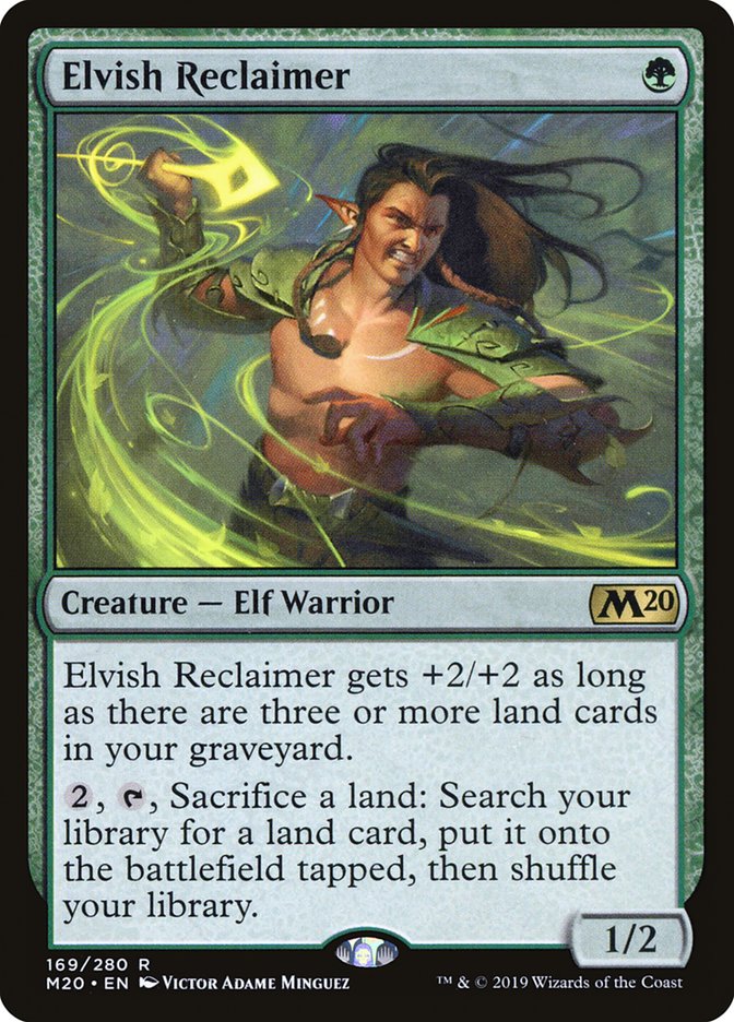 Elvish Reclaimer [Core Set 2020] | Rock City Comics