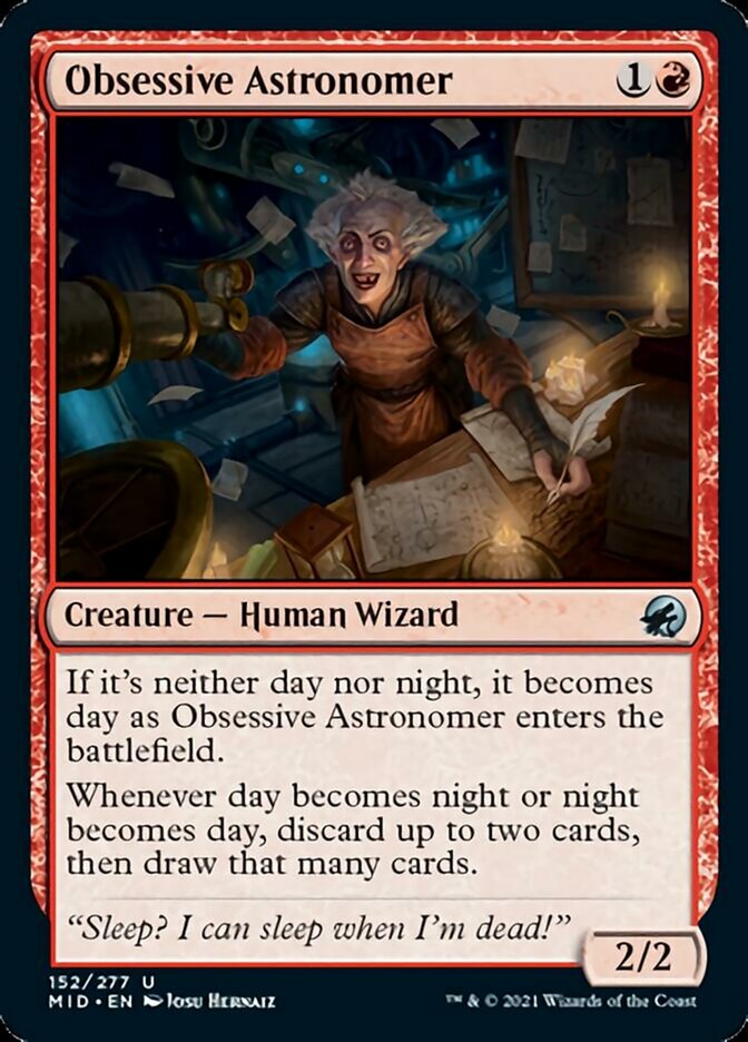 Obsessive Astronomer [Innistrad: Midnight Hunt] | Rock City Comics