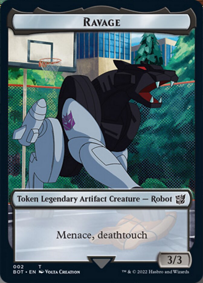 Powerstone // Ravage Double-Sided Token [The Brothers' War Tokens] | Rock City Comics