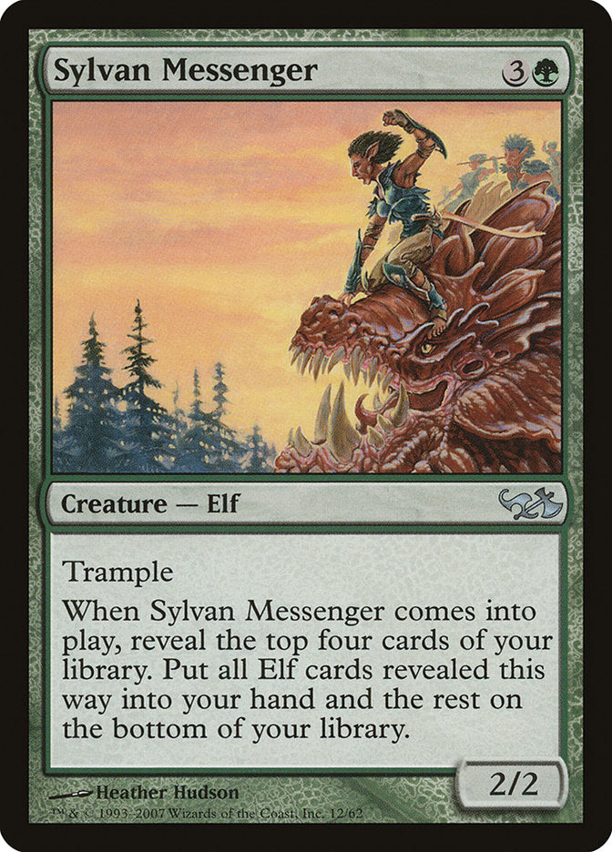 Sylvan Messenger [Duel Decks: Elves vs. Goblins] | Rock City Comics