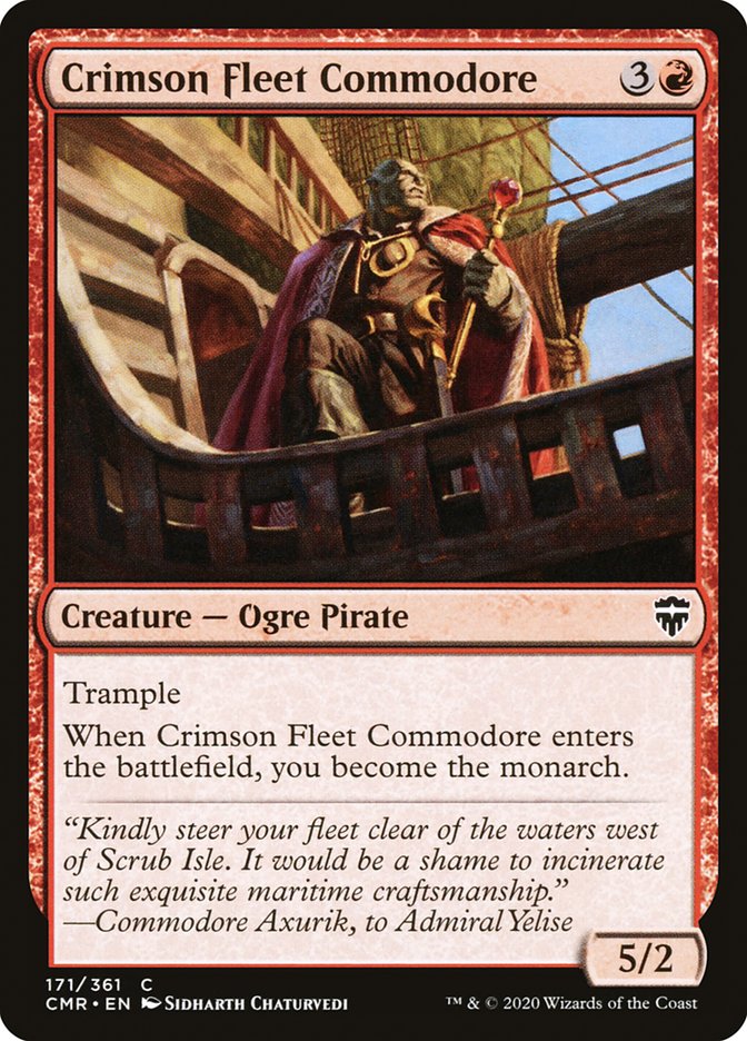 Crimson Fleet Commodore [Commander Legends] | Rock City Comics