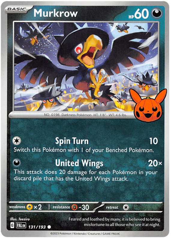 Murkrow (131/193) [Trick or Trade 2023] | Rock City Comics