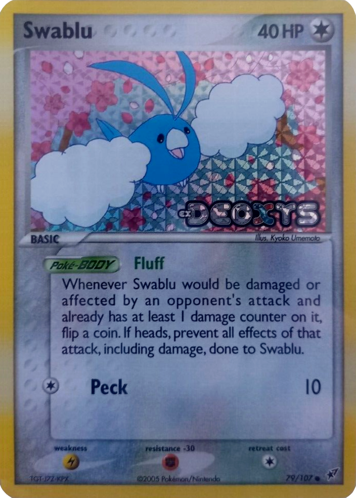 Swablu (79/107) (Stamped) [EX: Deoxys] | Rock City Comics