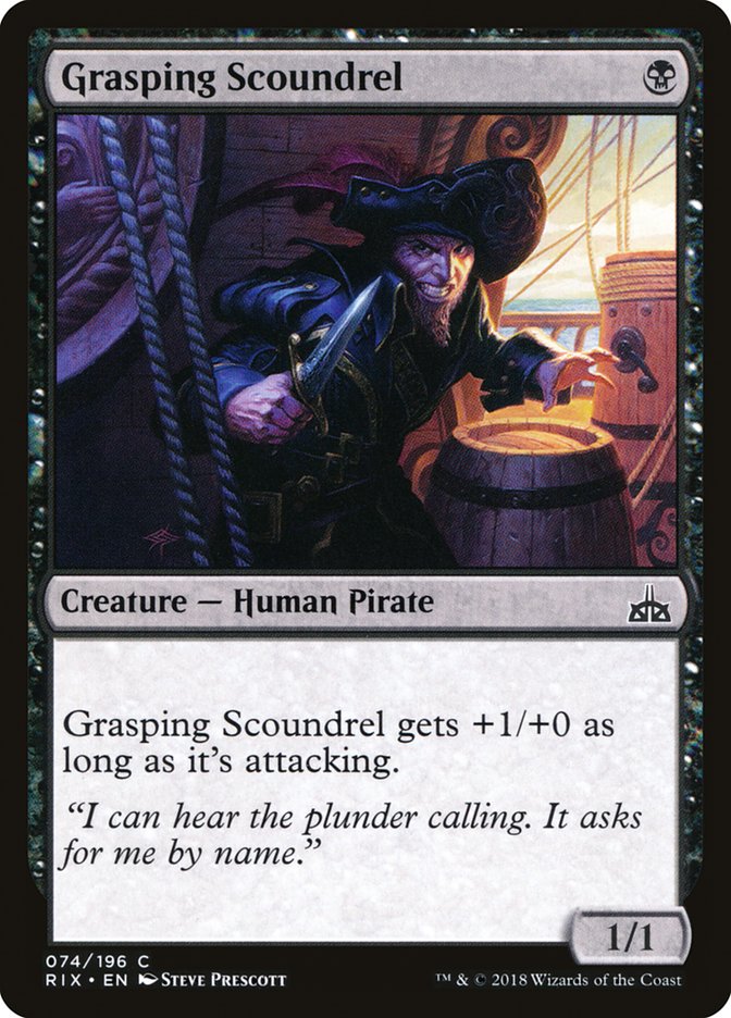 Grasping Scoundrel [Rivals of Ixalan] | Rock City Comics