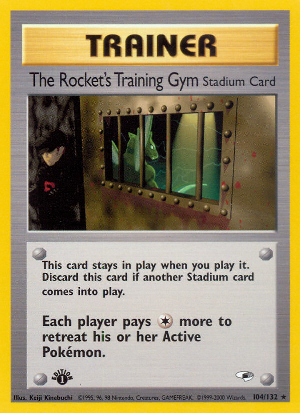 The Rocket's Training Gym (104/132) [Gym Heroes 1st Edition] | Rock City Comics