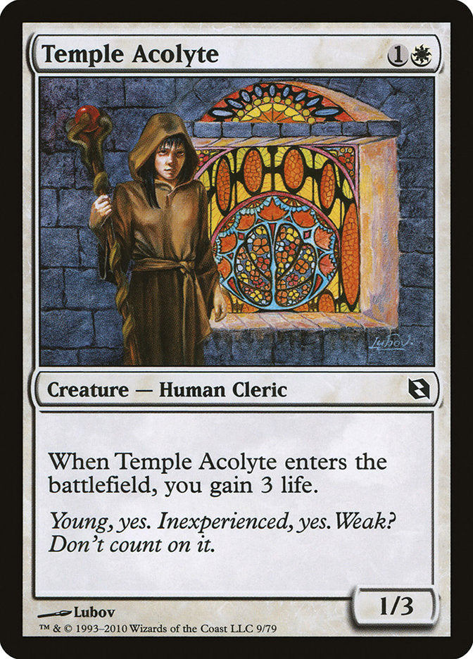 Temple Acolyte [Duel Decks: Elspeth vs. Tezzeret] | Rock City Comics