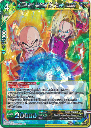 Krillin and Android 18, Power Couple (DB1-093) [Dragon Brawl] | Rock City Comics