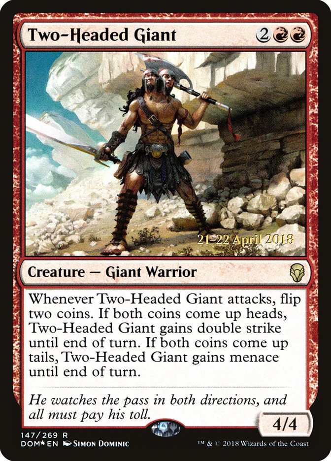 Two-Headed Giant  [Dominaria Prerelease Promos] | Rock City Comics