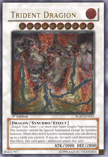 Trident Dragion [RGBT-EN043] Ultimate Rare | Rock City Comics