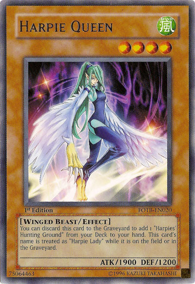 Harpie Queen [FOTB-EN020] Rare | Rock City Comics