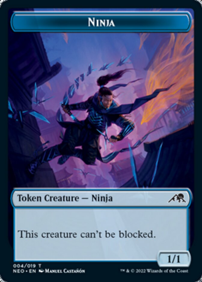 Ninja Token [Kamigawa: Neon Dynasty Tokens] | Rock City Comics