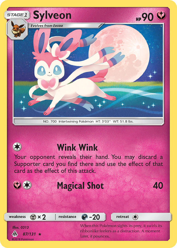 Sylveon (87/131) [Sun & Moon: Forbidden Light] | Rock City Comics