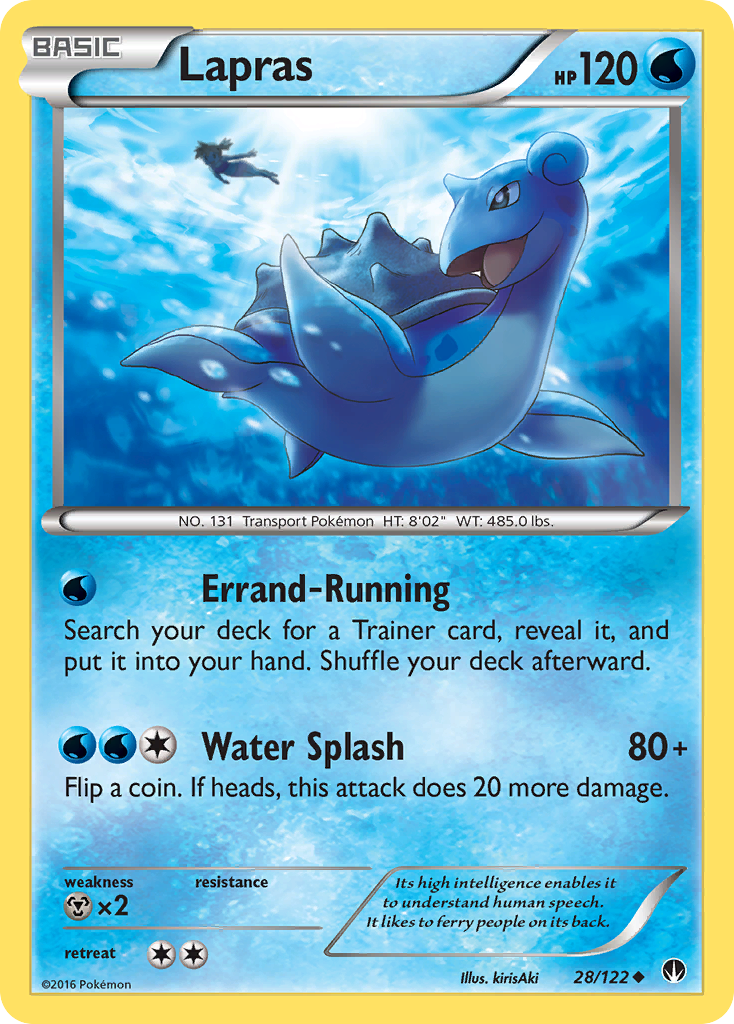 Lapras (28/122) [XY: BREAKpoint] | Rock City Comics