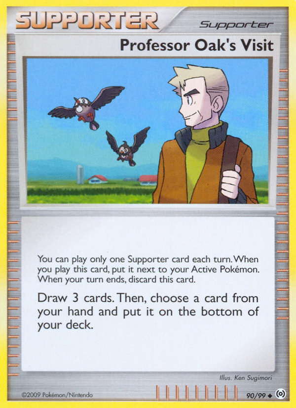 Professor Oak's Visit (90/99) [Platinum: Arceus] | Rock City Comics