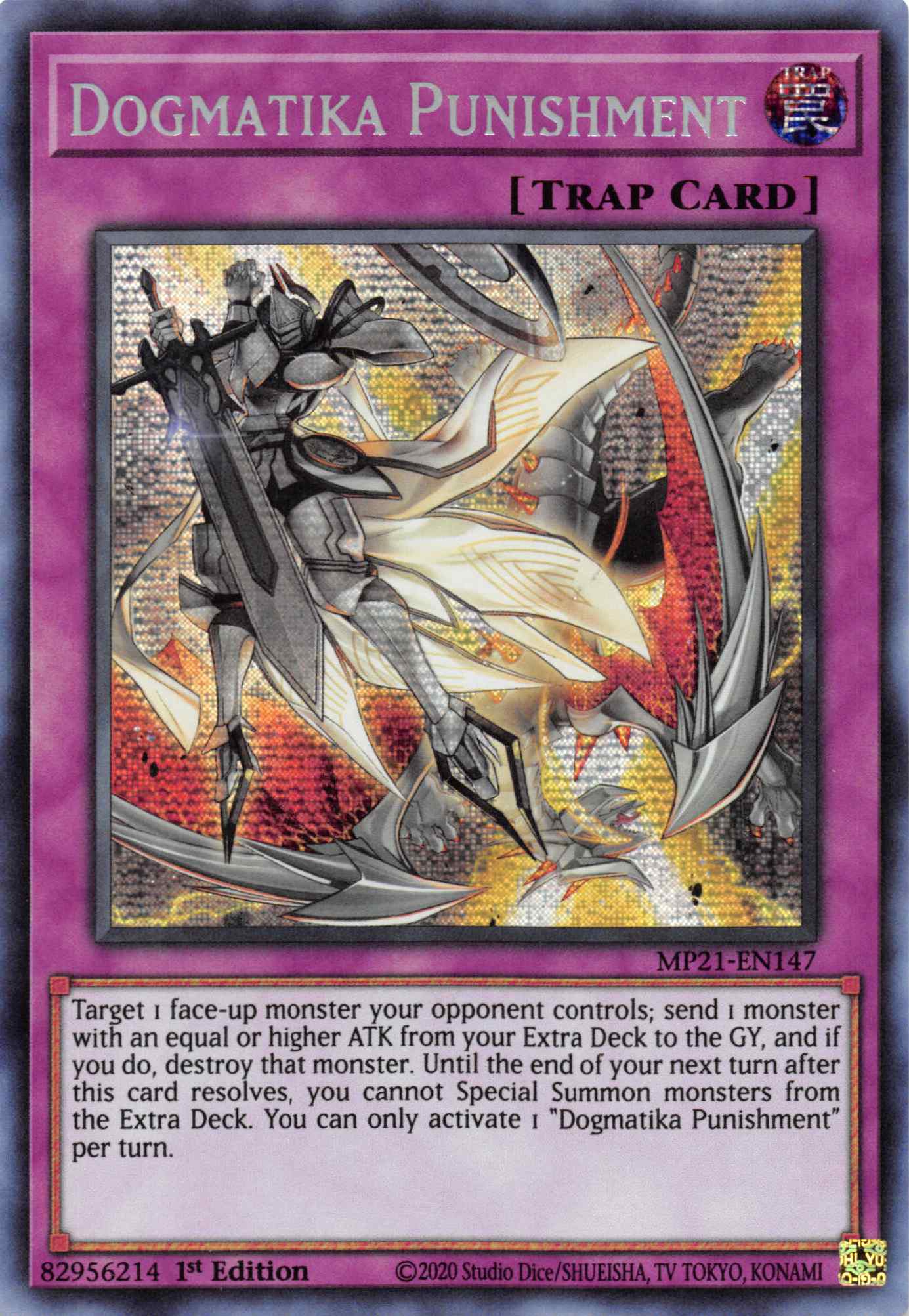 Dogmatika Punishment [MP21-EN147] Prismatic Secret Rare | Rock City Comics