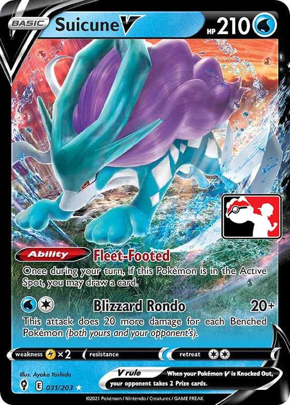 Suicune V (031/203) [Prize Pack Series One] | Rock City Comics