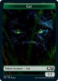 Cat (011) // Soldier Double-sided Token [Core Set 2021 Tokens] | Rock City Comics