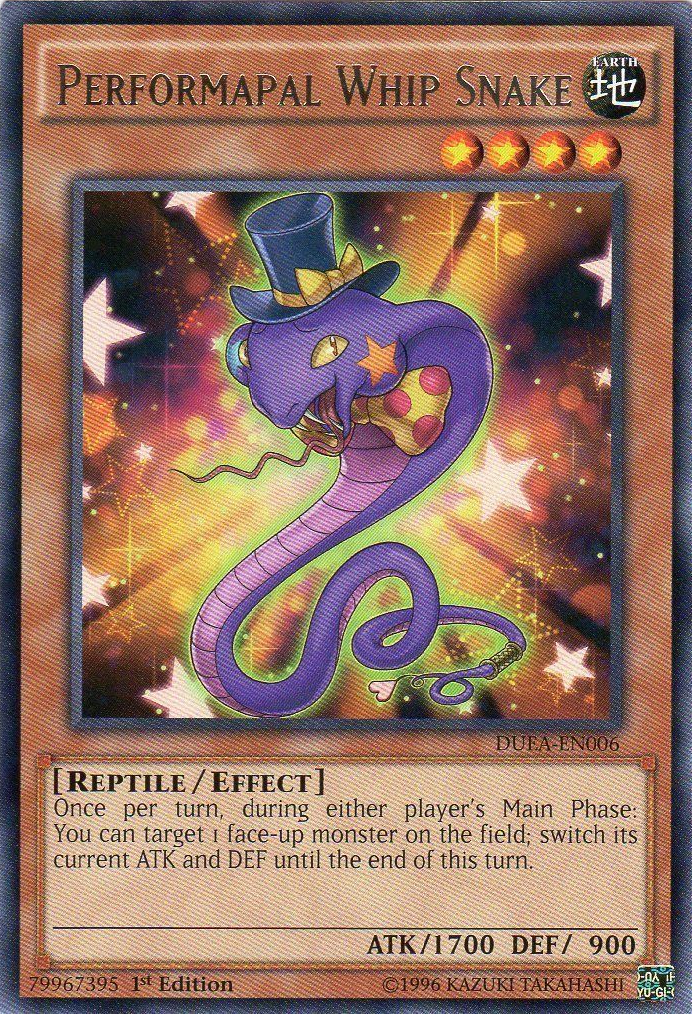 Performapal Whip Snake [DUEA-EN006] Rare | Rock City Comics