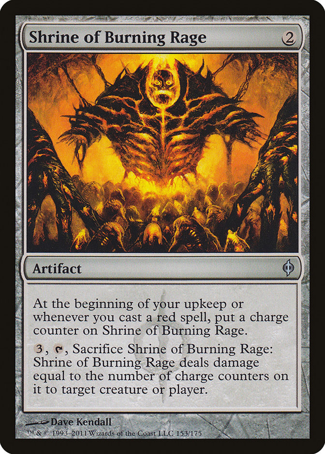 Shrine of Burning Rage [New Phyrexia] | Rock City Comics