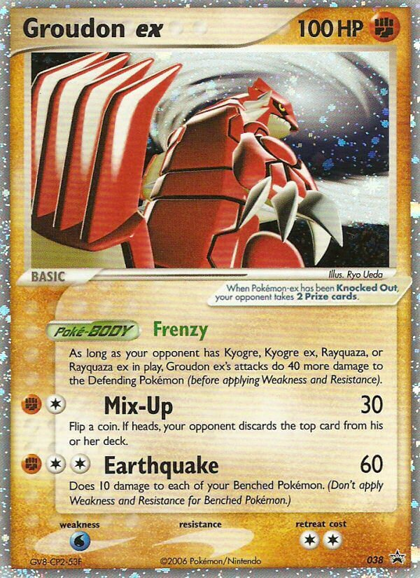 Groudon ex (038) [Nintendo: Black Star Promos] | Rock City Comics