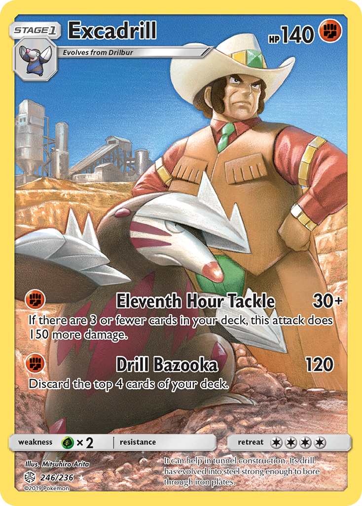 Excadrill (246/236) [Sun & Moon: Cosmic Eclipse] | Rock City Comics